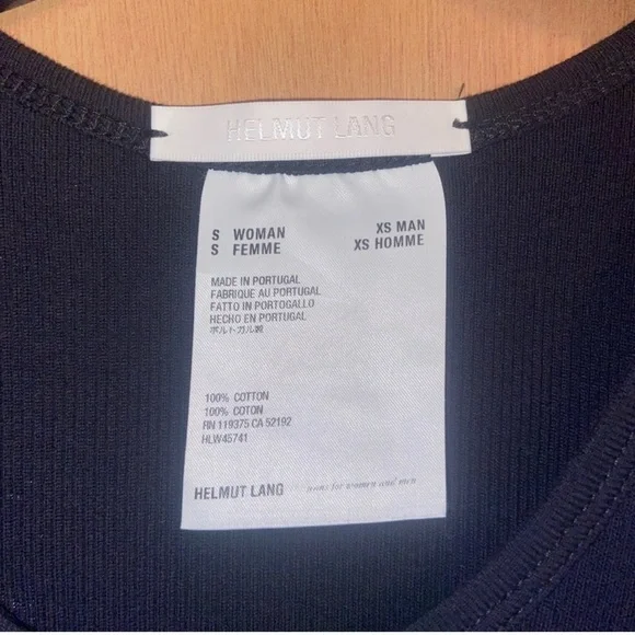Helmut Lang PAINTED RIB MASC TANK DRESS - Picture 10 of 12